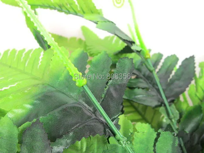 Искусственные зеленые растения 8 шт. имитация папоротника листья зелени для