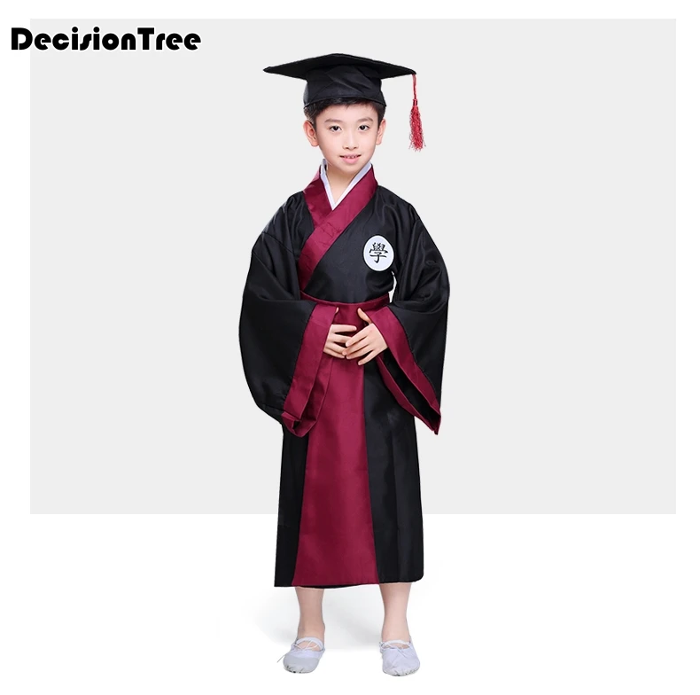 Новые китайские народные hanfu топы для мальчиков, этническая блуза с длинными рукавами, китайский традиционный костюм, детский Древний китайский стиль
