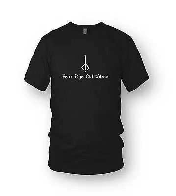 Bloodborne футболка страх старый крови мужская темные души 3 Демона PS4|t-shirt with a skull|t-shirt