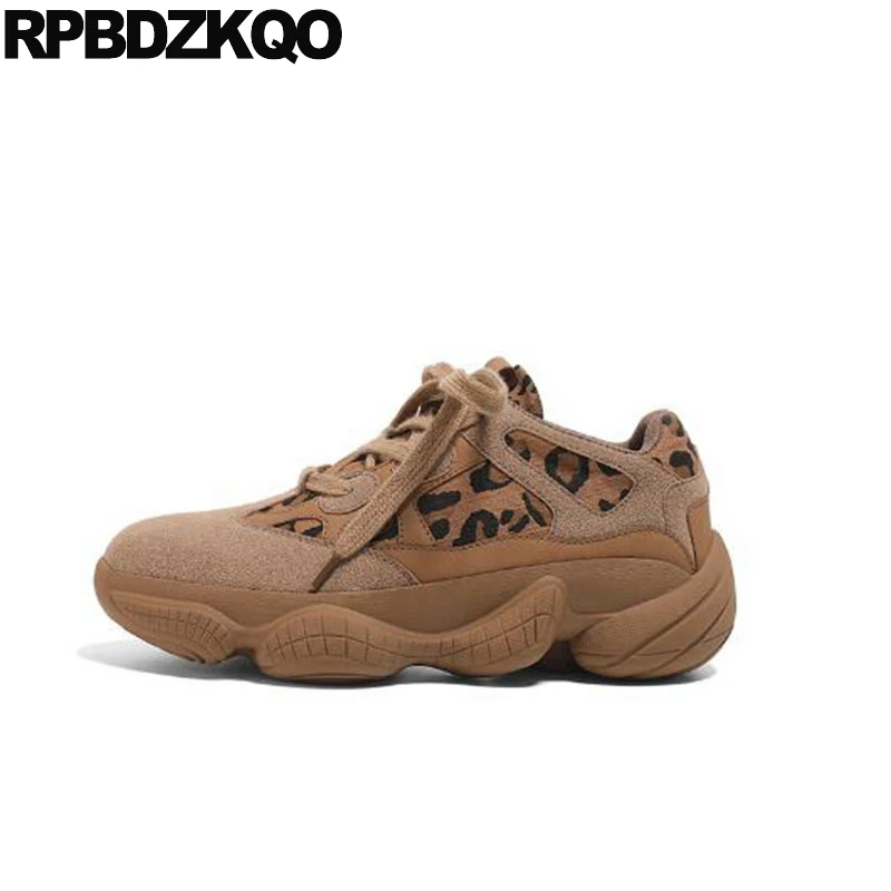 

Ladies Muffin 2021 Women China Harajuku Creepers Platform Shoes Lace Up Trainers Designer Thick Sole Suede European Sneakers