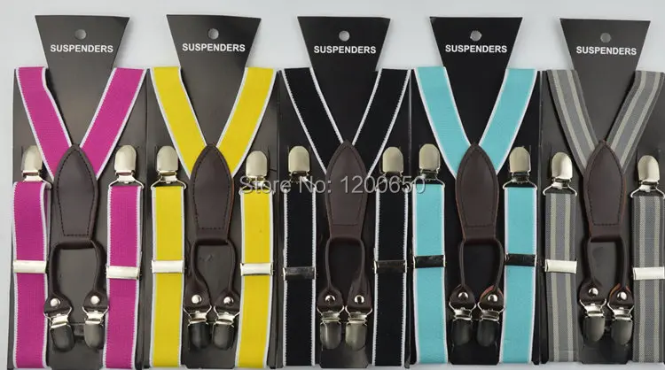 Подтяжки детские эластичные с 4 зажимами принтом флага США Y-образной спинкой |