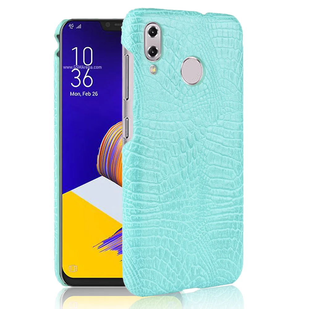 6.2" ZS620KL Luxury Crocodile Snake Pattern Leather Case for ASUS ZenFone 5Z 5 Z Cover Shockproof Hard Shell Phone Cases Fundas |