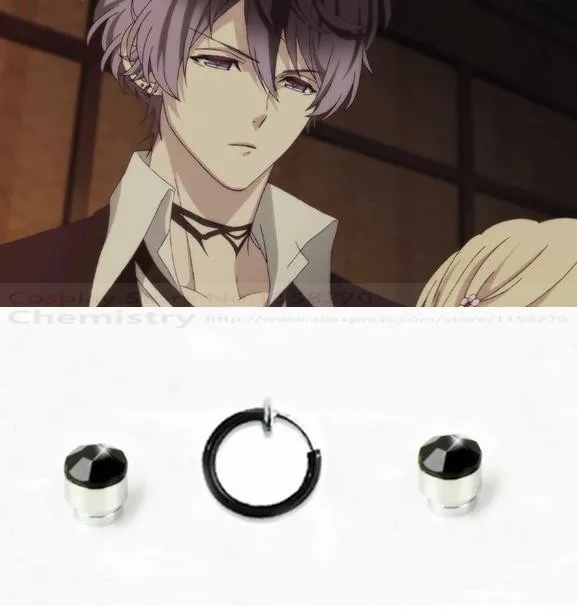 Серьги гвоздики для косплея от Devil IK Lover Ruki Mukami|diabolik lovers|diabolik lovers cosplaycosplay diabolik |