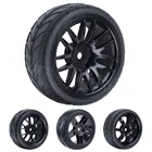 4x26 мм RC пластиковые колеса, монтажное крепление для шин, шестигранная вставка из пены 12 мм для 1:10 в дороге, автозапчасти, игрушки