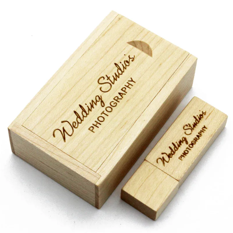Maple wood box JASTER Пользовательский логотип Деревянная Карта памяти usb 2,0 usb флеш-накопитель ручка-накопитель 4g 16gb 32gb 64gb U диск свадебный подарок бизнес - Цвет: Maple wood box