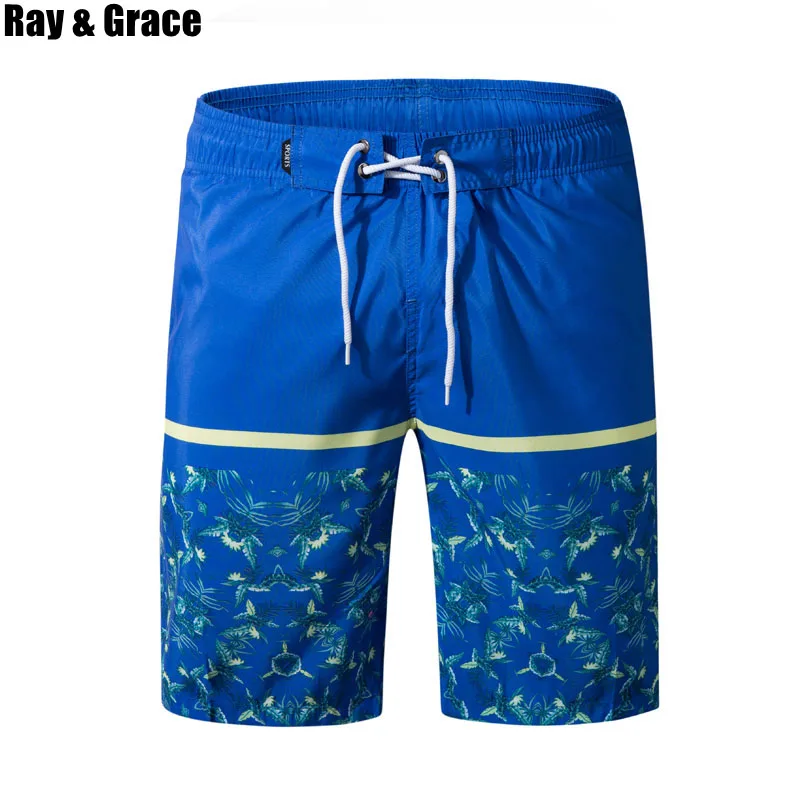 RAY GRACE мужские пляжные шорты быстросохнущие шорты-бермуды плавки для серфинга и