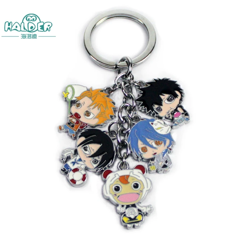 Halder Psycho Pass мультфильм брелки Shinya Kogami Tsunemori Akane Ginoza Nobuchika символов брелок круглый держатель безделушки