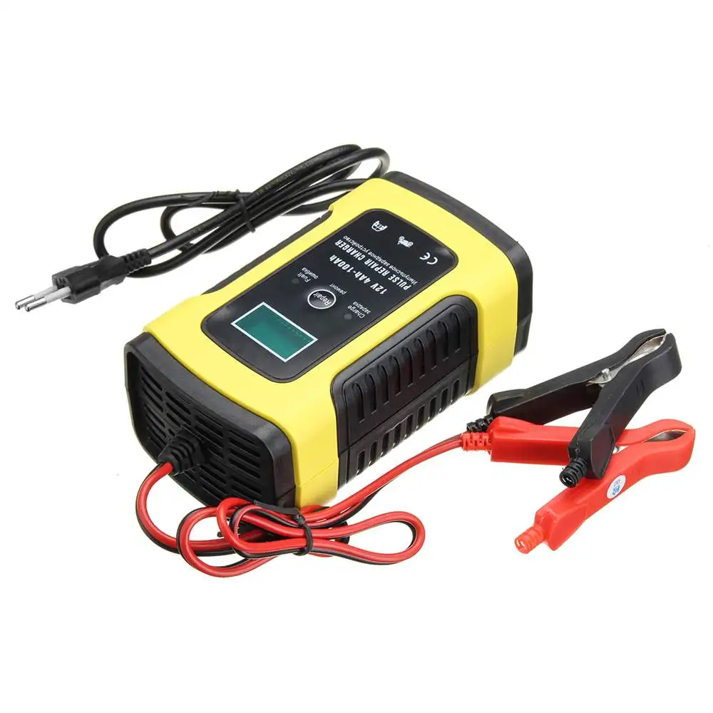 12V 6A ремонт ЖК-дисплей Батарея Зарядное устройство для автомобиля мотоцикла свинцово-кислотный Батарея Agm гель мокрый