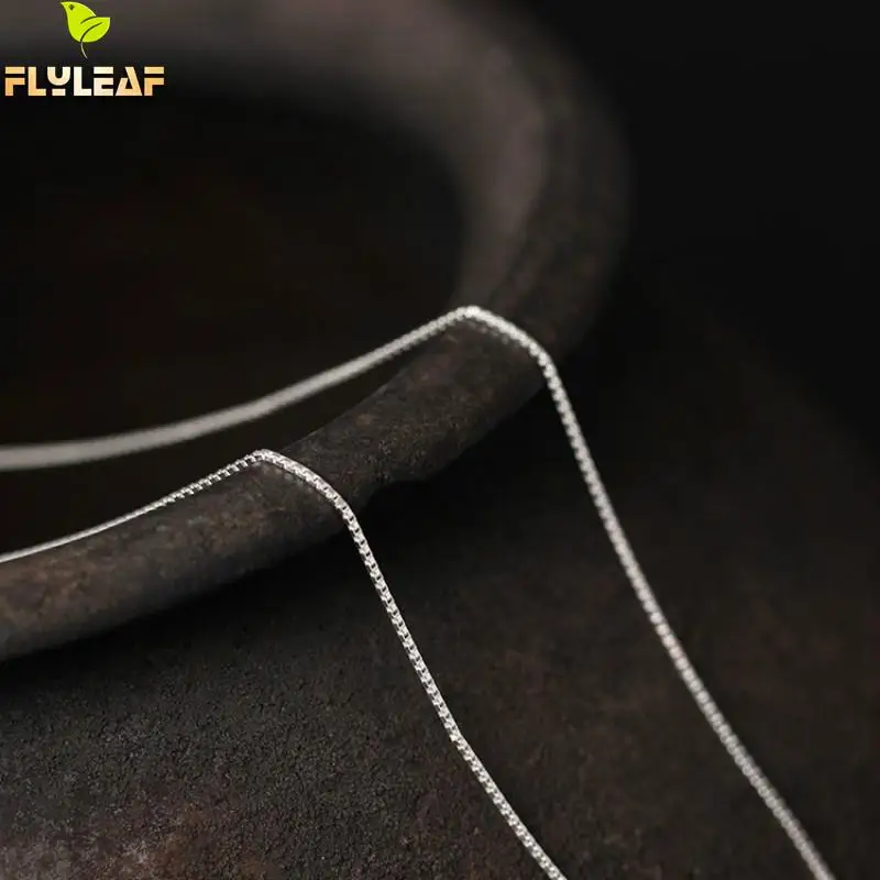 Цепочка Из серебра 100% пробы 40 + 5 см|chain necklace|box chainnecklace accessories |