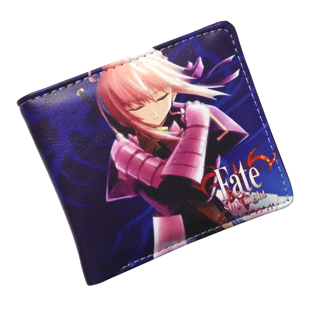 

Аниме складной кошелек/Fate Stay Night Saber Lily Altria Pendragon Высокое качество короткий PU кошелек