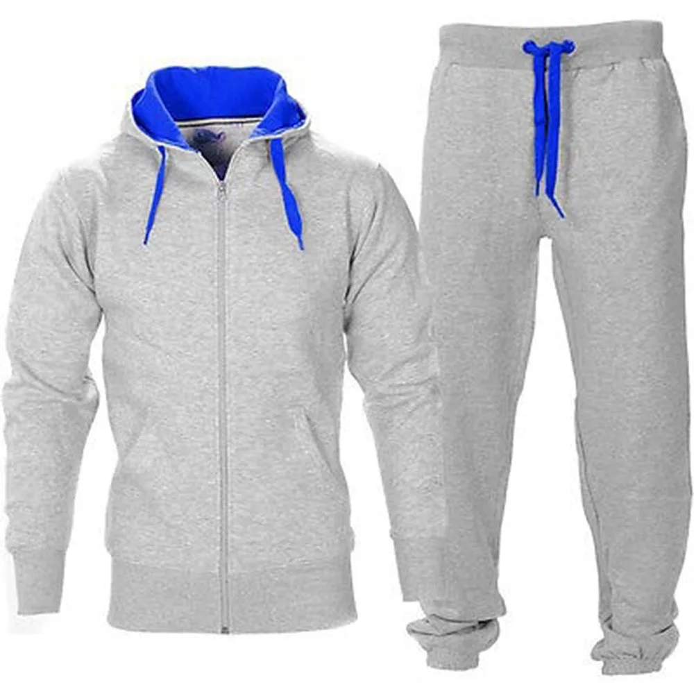 3XL большой размер спортивный костюм для мужчин 2 предмета мужской куртка с