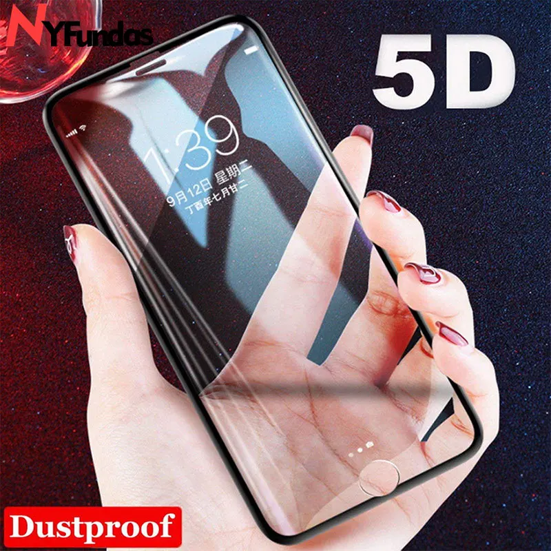 NYFundas для 6D iPhone XS Max Защитная пленка экрана закаленное стекло 5D 7 Plus 8 6 6S X S R XR 9H