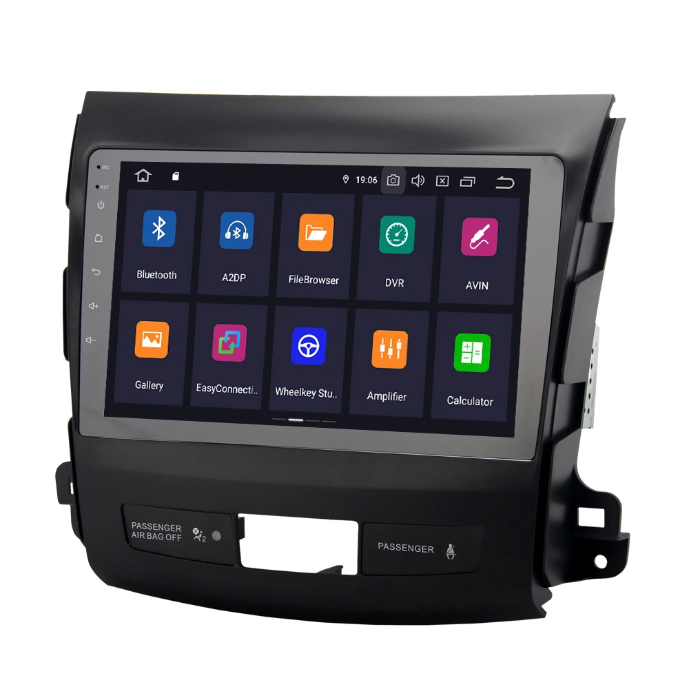 Автомобильный мультимедийный проигрыватель IPS 9 &quot1 Din Android 0 для Mitsubishi Outlander 2008 2009