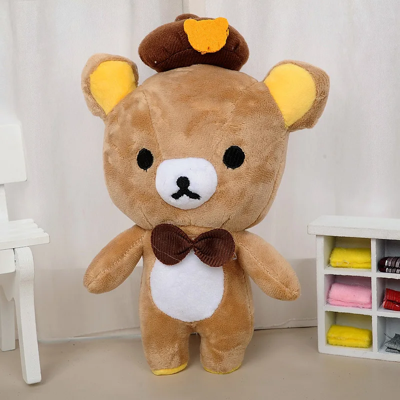 Супер каваи 20 см Мишка Плюшевый мишка шарнирное соединение плюшевая игрушка