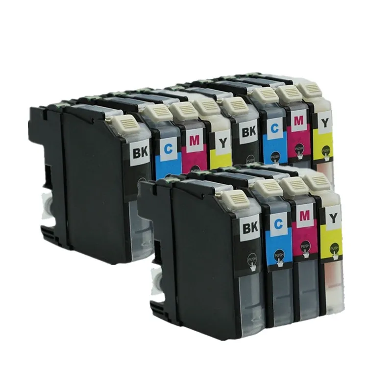 3SET LC121BK LC121 XL LC 121 LC-121 LC121XL сменный картридж для принтера для DCP-J552DW DCP-J752DW DCP-J132W DCP-J152W DCP-J172W - Цвет: 3SET