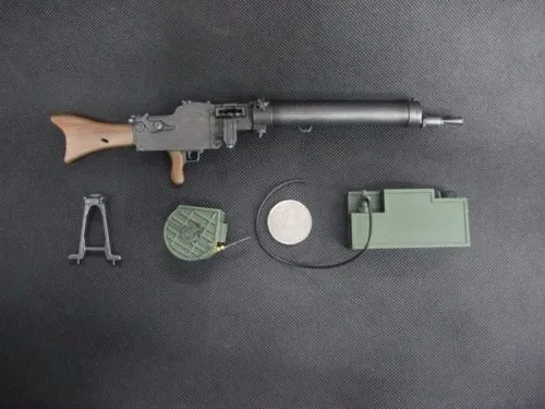 1/6 масштаб немецкий MG0815 модель пулемета с водяным охлаждением винтовка оружие F 12 ''фигурки