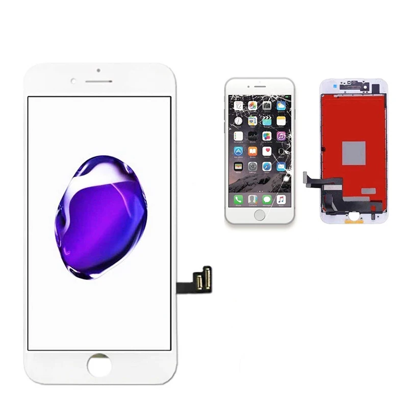 Для iPhone 7 сенсорный экран Замена ЖК сенсорный экран дигитайзер Рамка в сборе полный набор с 3D сенсорный для iPhone 7 Plus