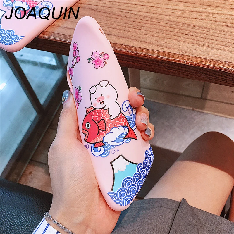 Cartoon Pink Cute Pigs Phone Case For iPhone Xs Max XR XS 6 6S 7 8 Plus X Soft shell Mobile Bags &amp Cases |