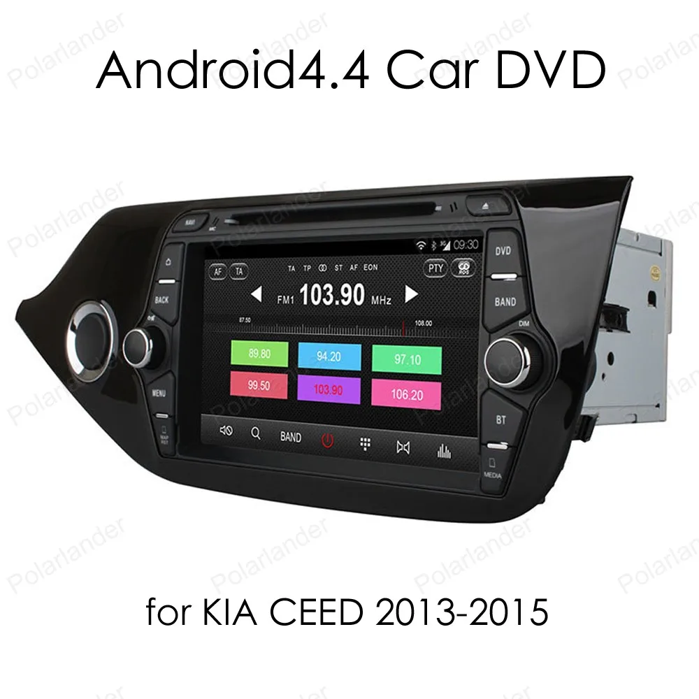 

Автомагнитола, 2 din, Android 4,4, четырехъядерный, с 8-дюймовым экраном 1024*600, для KIA CEED 2013-2015