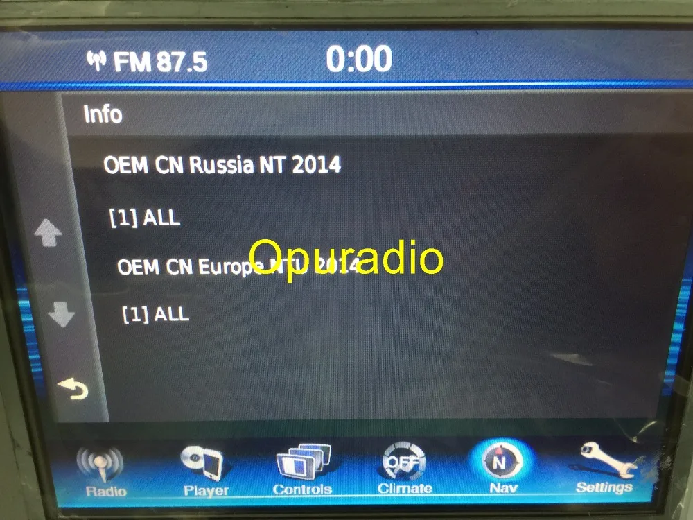 Оригинальная магнитола P68210560AH диагональю 8 4 дюйма для Chrysler 300 Dodge Charger player NAV 2014