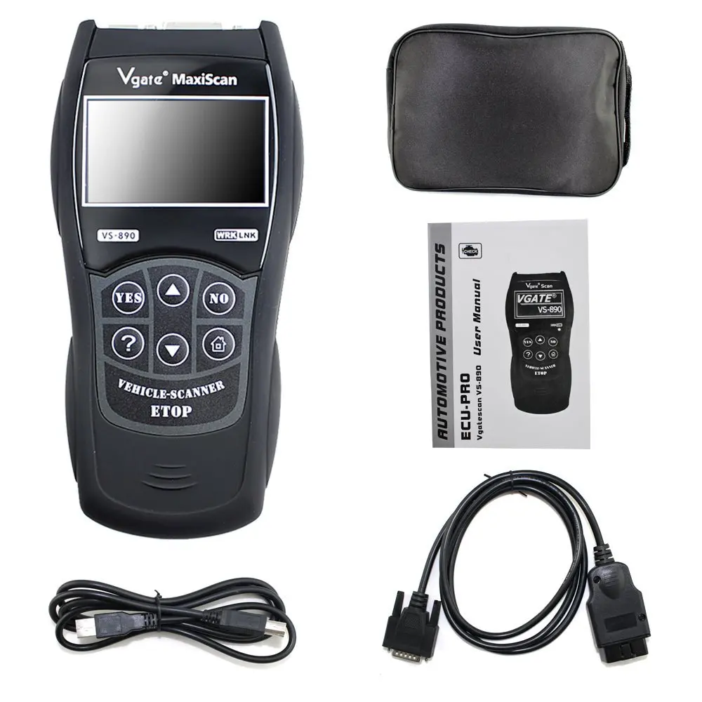 Oringal Vgate VS890 ОДБ 2 Автосканер OBD2 OBDII автоматический диагностический сканер