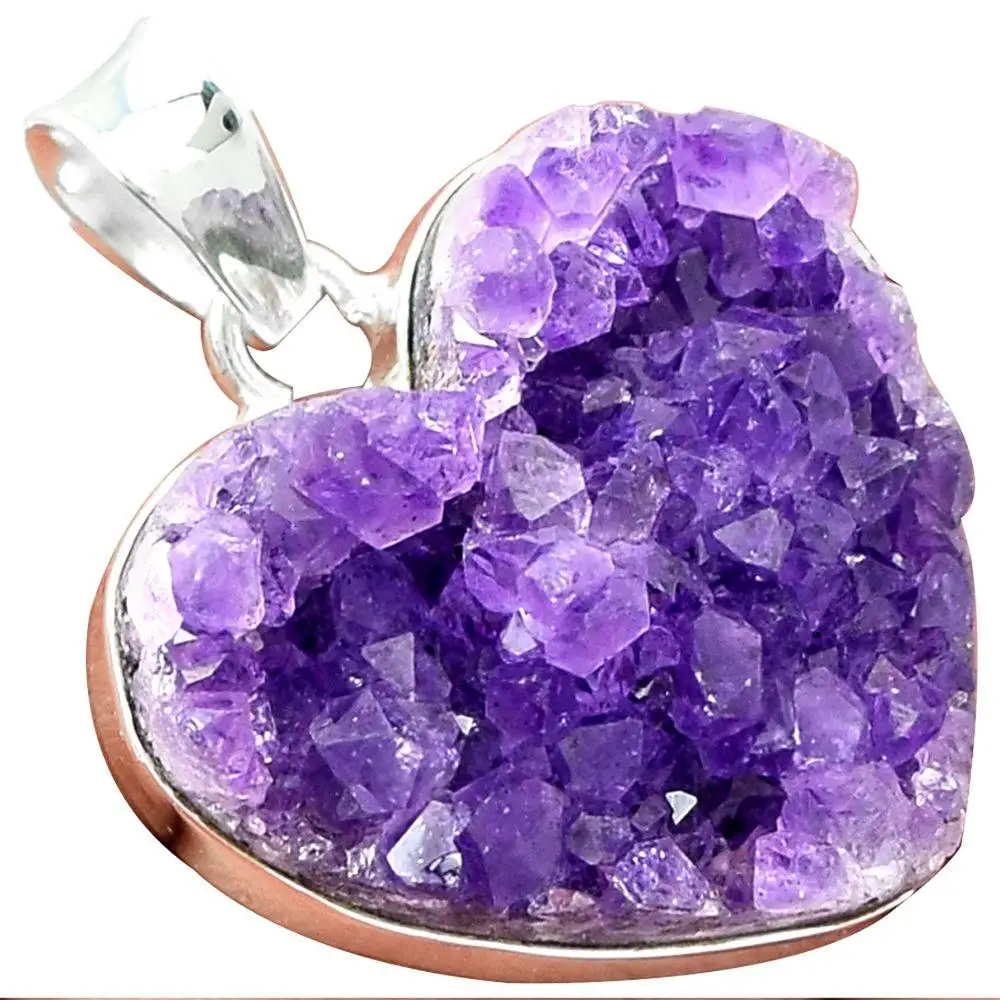 

Lovegem Amethyst Heart Pendant 925 Sterling Silver,35 mm, AP2175