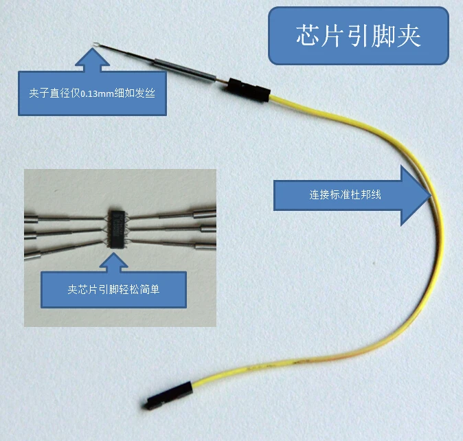 Универсальный маленький зажим для чипа тестер зажима общий логический