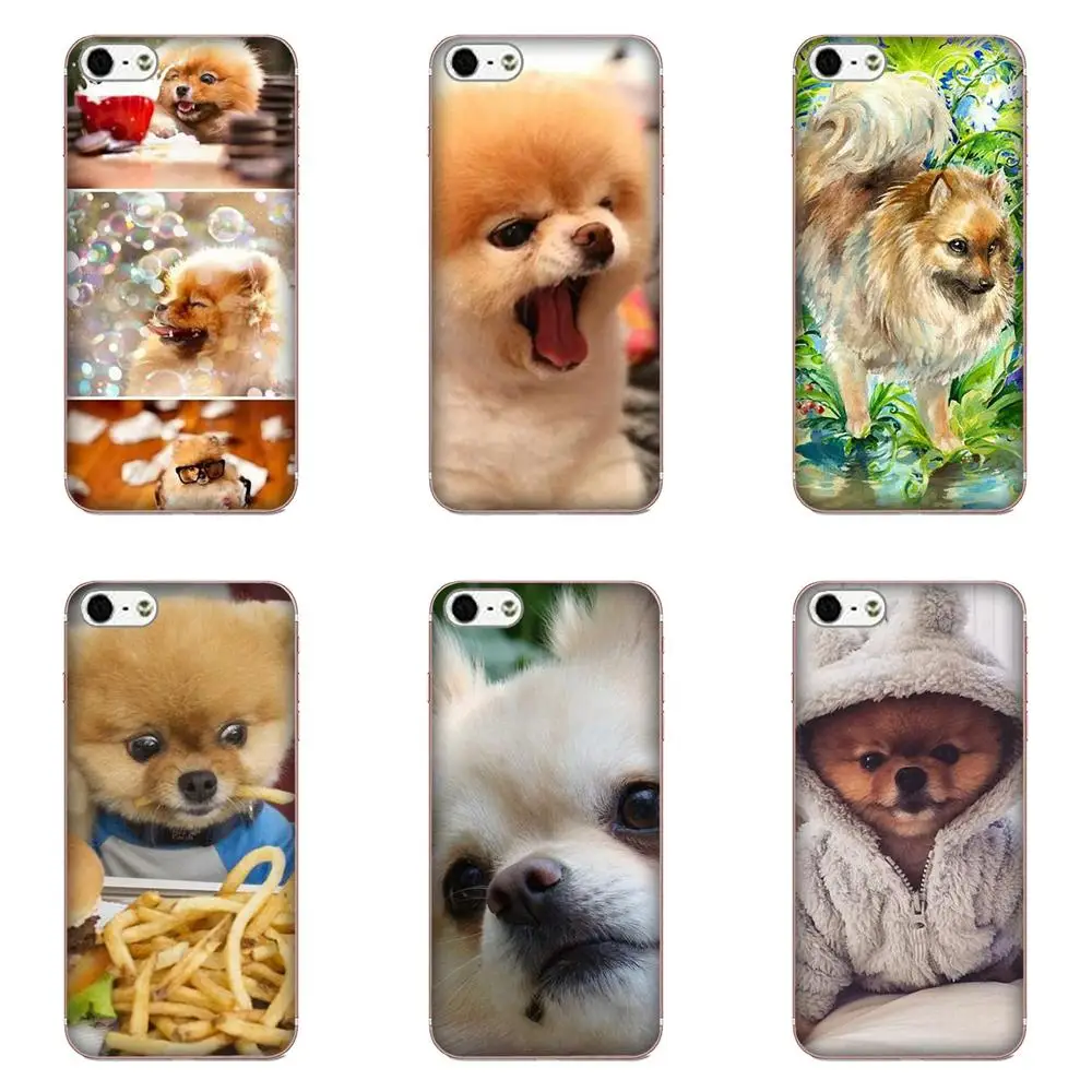 Pomeranian Puppy Dog мягкий оригинальный для Huawei P7 Honor 4C 5A 5C 5X 6 6C 6A 6X 7 7X 8 9 V8 V10 Y3II Y5II Y6II G8 Play Lite