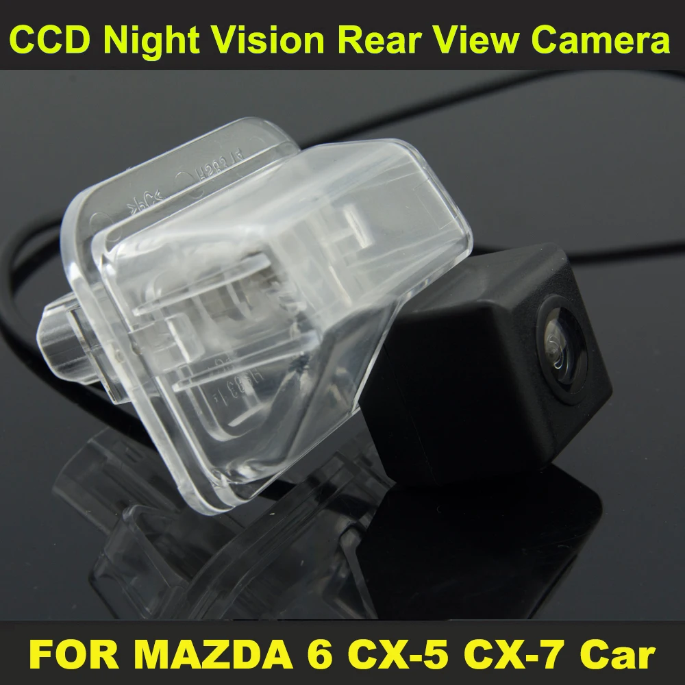 Водонепроницаемая CCD камера заднего вида с ночным видением для MAZDA 6|car rear view reverse|car