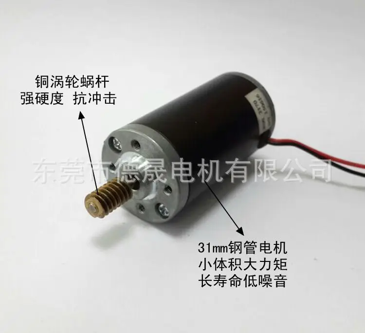 WS-4058GW постоянный магнит постоянного тока червячный мотор-редуктор 12В 24В