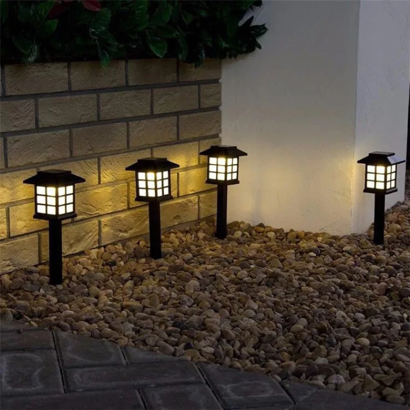 Led Solar Powered Lawn Lamp Outdoor Waterproof Garden Path Lawn Light Solar Bollard Light Led Solar Ground Lights