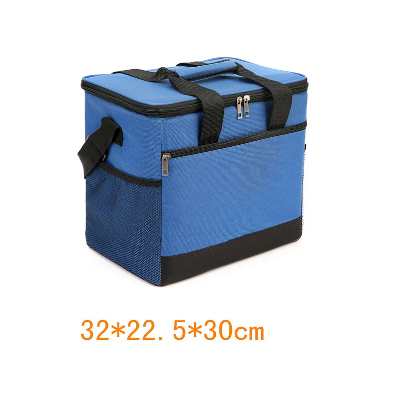 20L 25L большая сумка для обеда, Термосумка для пикника, большая сумка-холодильник, пакет для льда, еды, напитков, вина, термос, теплоизоляционная сумка на плечо для транспортного средства