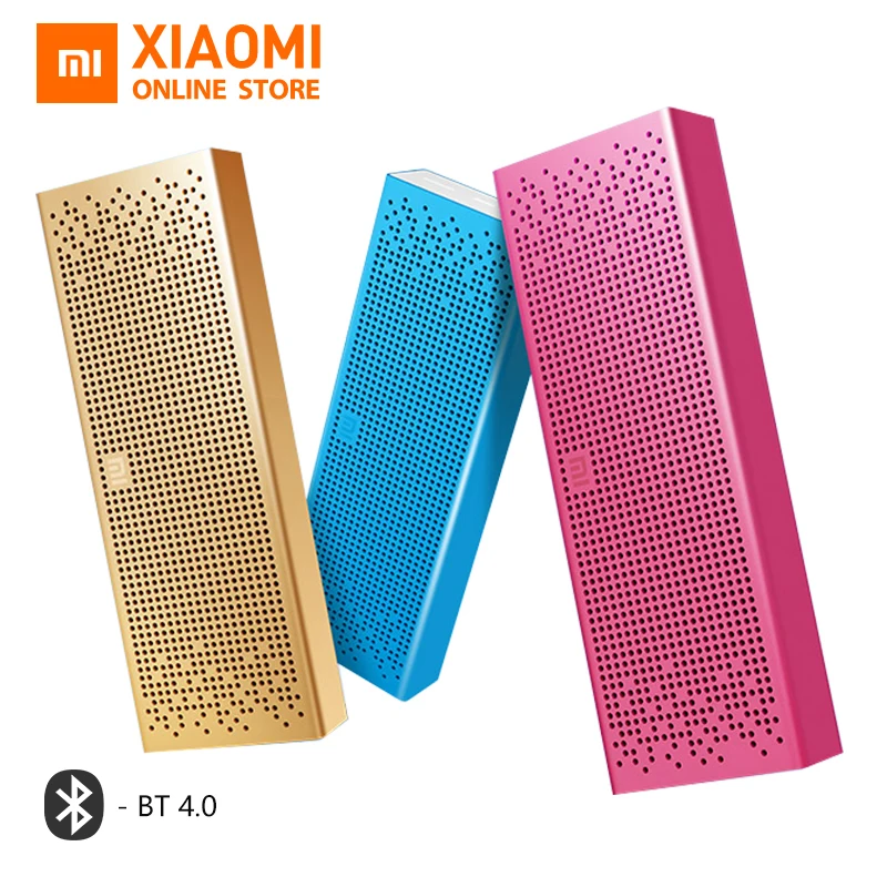 Xiaomi Bluetooth динамик мини беспроводной металлический стерео портативный MP3 плеер Hands-free Bluetooth 4,0 для Xiaomi квадратная коробка
