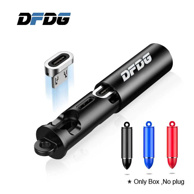 Магнитный зарядный кабель с разъемом C-Box Micro USB C 8-pin для быстрой зарядки usb