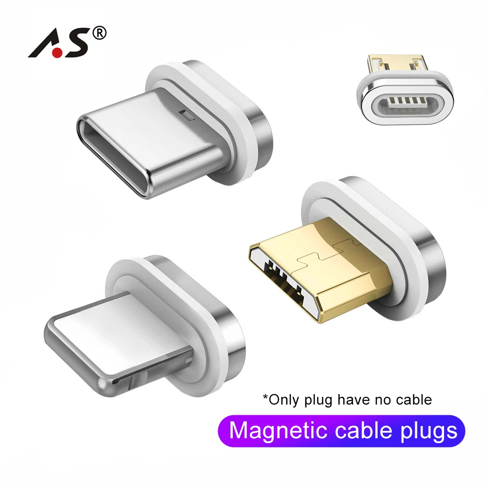 А. С Магнитный USB кабель штекер типа C Micro быстрое зарядное устройство адаптер для