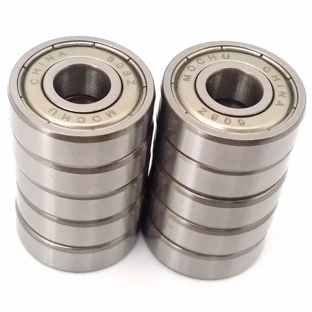 10 шт. MOCHU 608 608Z 608ZZ 8x22x7 двойные экранированные высокоскоростные подшипники