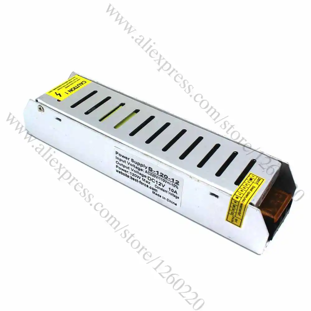 120 Вт DC12V выключатель питания для светодиодной ленты 12В 10А светодиодный