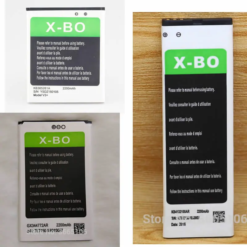 X-BO KB365261A GX344772AR KB4132100AR батарея для X-BO V5 V11 V36 GX344 V3+ батареи код для отслеживания отправления