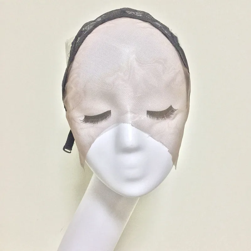 Сетка Спереди Glueless Кружево парик Кепки для изготовления Искусственные парики с регулируемым Бретели для нижнего белья ткачество Кепки S для Для женщин волос и Сетки для волос легко Кепки 6020