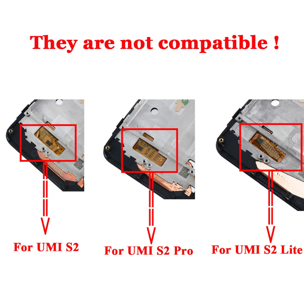 Ocolor для UMI umidigi S2 F602517VA ЖК дисплей Дисплей и Сенсорный экран + рамка телефона