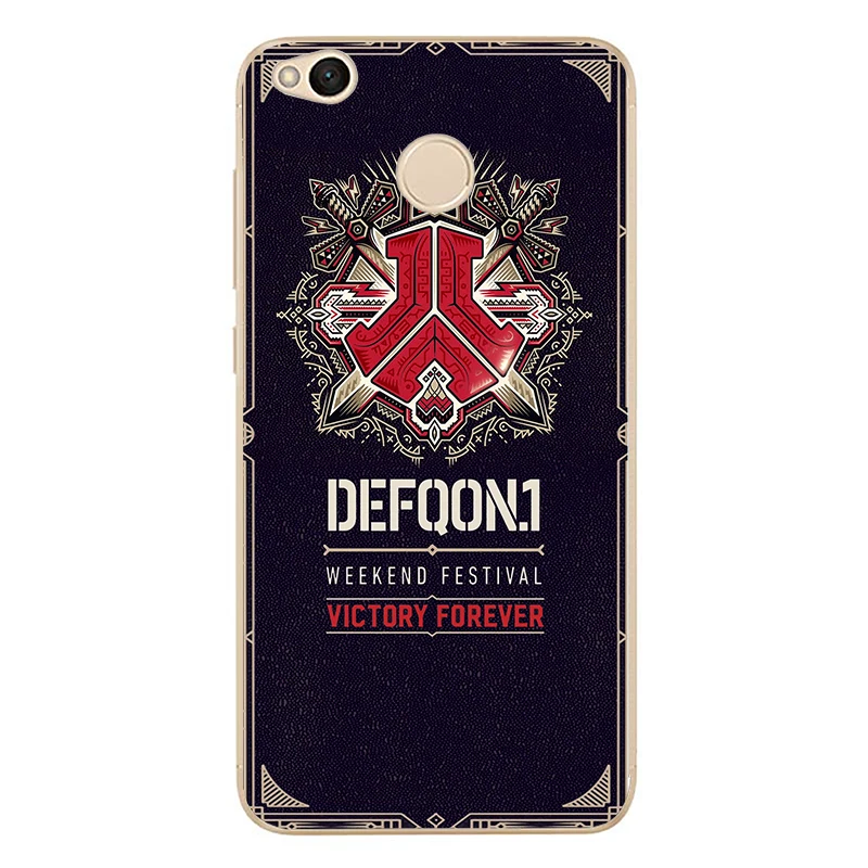 Высококачественный мягкий силиконовый чехол Defqon 1 из ТПУ для redmi4A 4X 5 5a 5Plus note4 xiaomi4