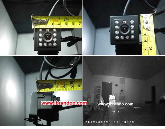 Бесплатная доставка недорогая Автомобильная камера CCD с ИК ночным видением для