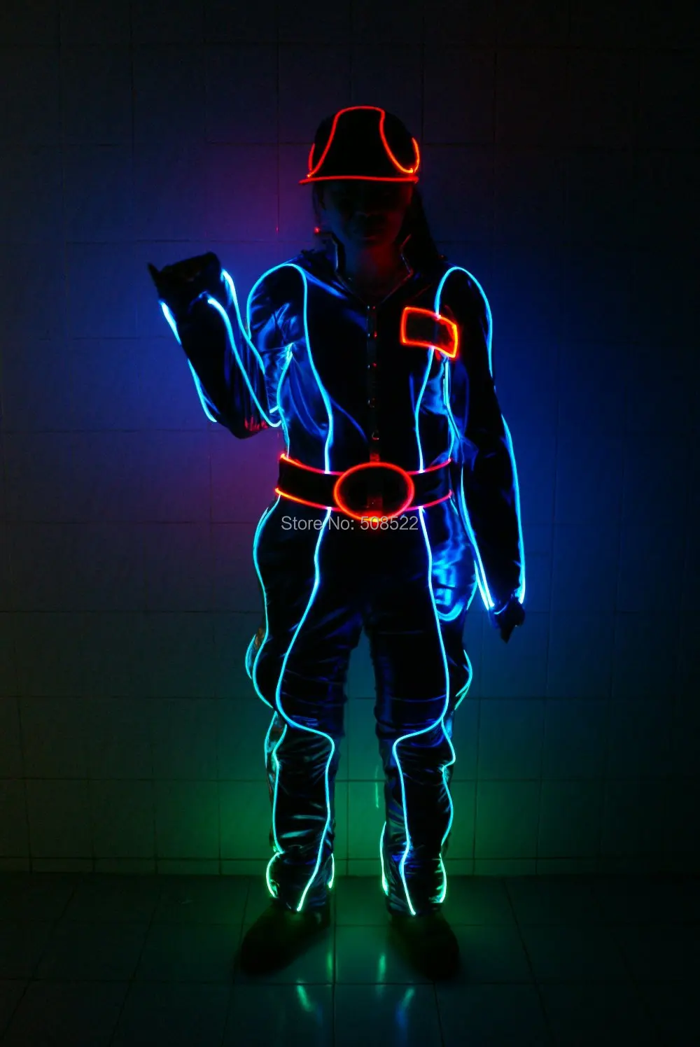 

Fluorescence dance performances Light clothes customization Glow stage props The dance clothes TC-65