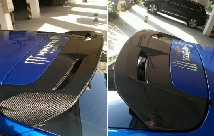 Высококачественный задний спойлер из углеродного волокна для Ford FOCUS 2012 2015 1 6 0 T 5