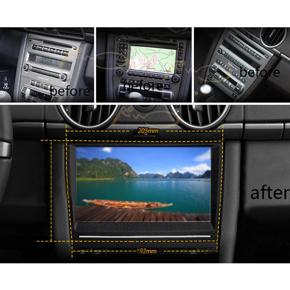 Android 8 1 автомобильный Радио плеер GPS Navi для Porsche 911 997 Cayman 987 Boxster 2005 2012 Головной блок