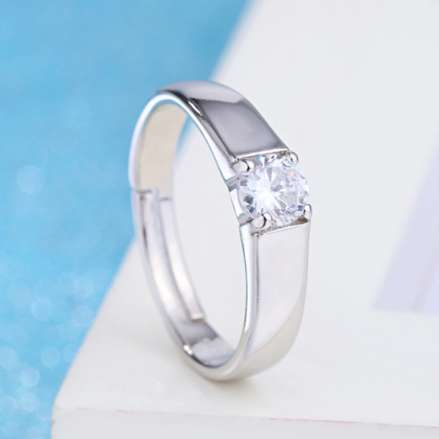 Новинка 2017 модные кольца с разноцветными камнями для пар европейские и