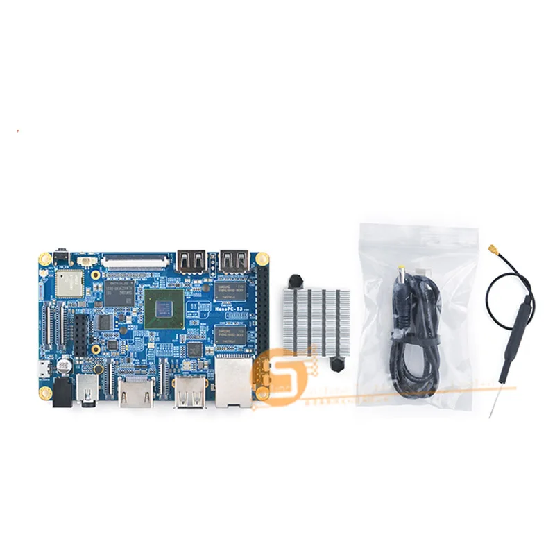 NanoPC T3 Plus Development Demo Board, S5P6818 Cortex-A53 1,4 ГГц+ 2 Гб DDR3+ 16 Гб eMMC, поддержка uboot/Android/Debianv