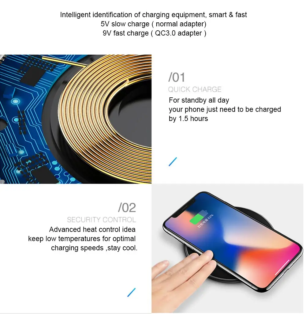 Twinbuys FC120 10 Вт Qi Быстрое беспроводное зарядное устройство для doogee s90 S60 ulefone armor 6E doogee bv9000 blackview bv9600 pro bv9700 pro