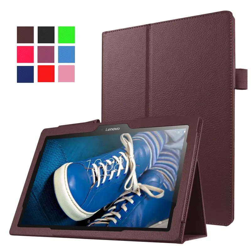 Ультратонкий зернистый чехол-подставка из искусственной кожи с зернистой