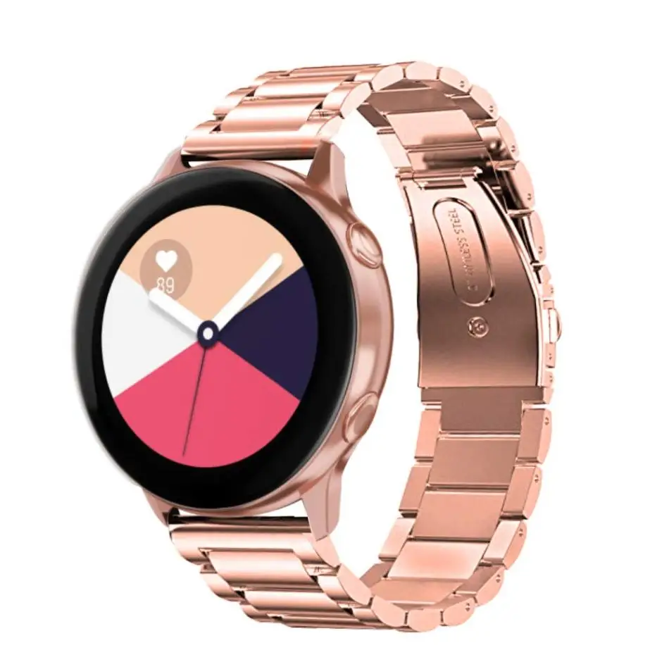 Metal Stainless Steel Strap For Samsung Galaxy Watch Active Good Quality Wrist Smart watch | Электроника
